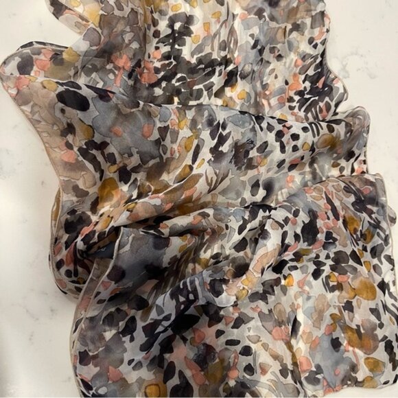 Dana Herbert Handmade Silk Scarf - Picture 1 of 7